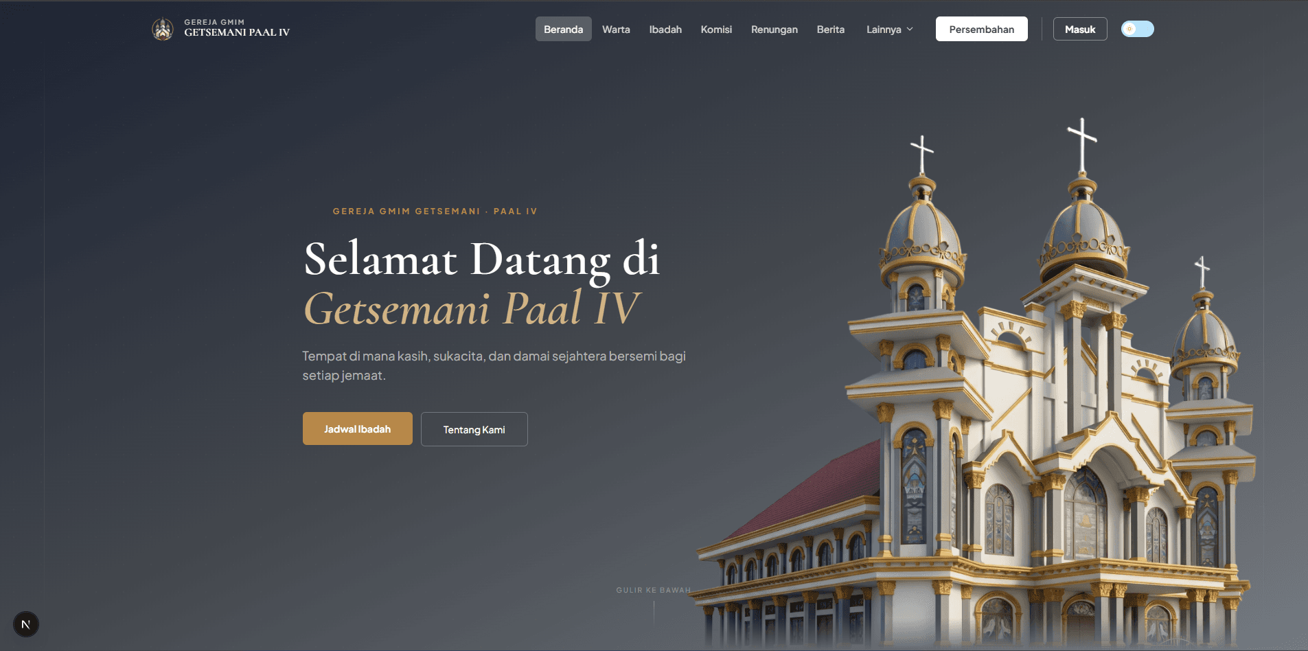 Website GMIM Getsemani Paal IV preview