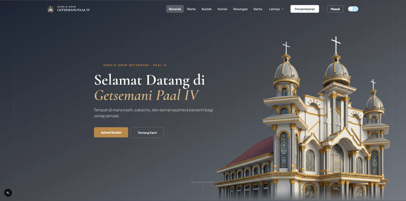 Gereja — Website + CMS